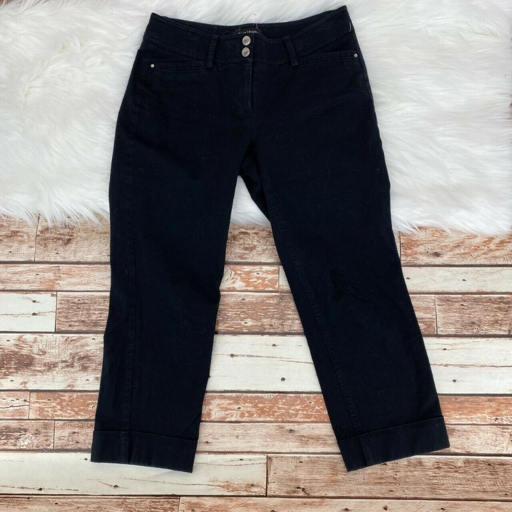 White House Black Market Slim Crop Capris Size 0